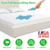 Full Size Waterproof Mattress Protector Breathable Soft Cotton Mattress Pad Cover With Elastic Deep Pocket Up To 11in Noiseless Machine Washable Beddi