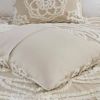 King 100-Percent Cotton Chenille Bedspread with Fringe Hem in Khaki Taupe Beige
