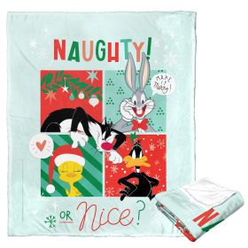Warner Bros. Looney Tunes Silk Touch Throw Blanket, 50" x 60", Naughty or Nice