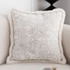 SOGA 45cm French Jacquard Woven Pillow Cover – Peony Floral Decorative Throw Pillow Case for Sofa, Bed, Living Room, or Elegant Home Décor