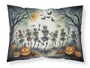 Dancing Skeletons Spooky Halloween Standard Pillowcase Lightweight Super Soft Easy Care Decorative Artwork Pillowcase, Standard