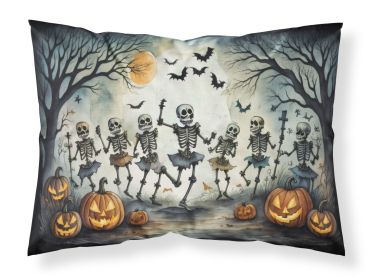 Dancing Skeletons Spooky Halloween Standard Pillowcase Lightweight Super Soft Easy Care Decorative Artwork Pillowcase, Standard