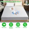 Full Size Waterproof Mattress Protector Breathable Soft Cotton Mattress Pad Cover With Elastic Deep Pocket Up To 11in Noiseless Machine Washable Beddi