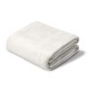 HGTV Super Luxe Faux Fur Throw Blanket Snowbound 106 x 94 inches