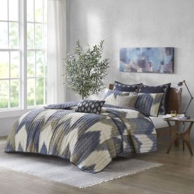 3 Piece Printed Cotton Quilt Set