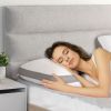 The perforated design of the pillow promotes air circulation and prevents sweating and dampness