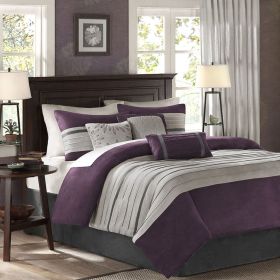 7 Piece Comforter Set (Color: as Pic)